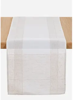 Jacquard Tischläufer einfarbig, bonprix