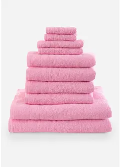 Serviettes de toilette (ens. 10 pces), bonprix