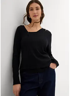 T-shirt 2 en 1, manches longues, bonprix