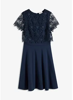 Midikleid mit Spitze, bonprix