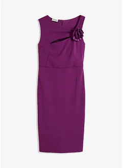 Etui-Kleid mit Blumen-Applikation, bonprix