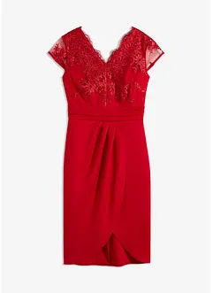Minikleid mit Spitze, bonprix
