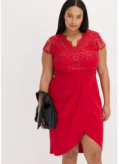 Minikleid mit Spitze, bonprix