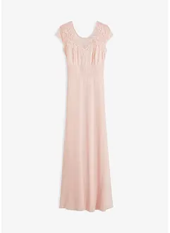 Chiffonkleid mit Spitze und Binde-Detail, bonprix