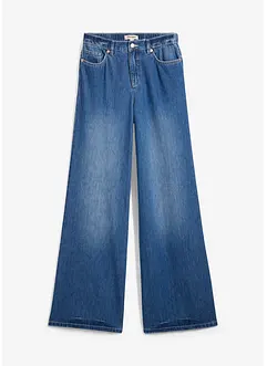 Jean large, taille haute et élastiquée, bonprix