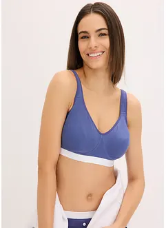 Lot de 2 soutiens-gorge sans armatures avec coton, bonprix