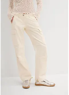 Pantalon cargo 100% coton, bonprix