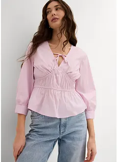 Blouse froncée avec des coutures élastiques, bonprix