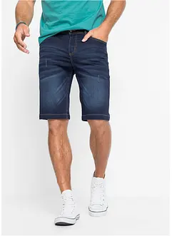 Sweat-Jeans-Bermuda m. Komfortschnitt, Regular Fit, bonprix