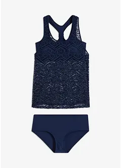 Tankini (2-tlg. Set) aus Spitze, bonprix