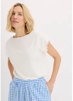 Shirt mit Crochet-Spitze, bonprix