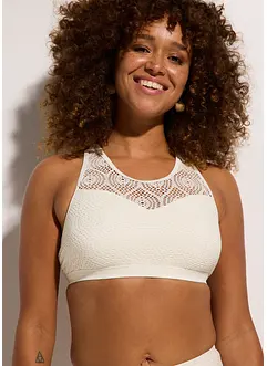 Bustier-Bikinioberteil mit Spitze, bonprix