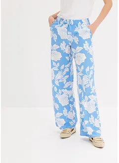 Pantalon palazzo imprimé en viscose, bonprix