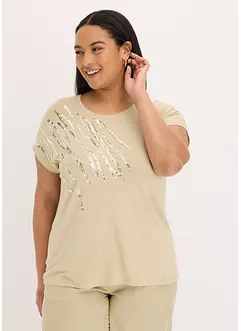 Shirt mit Pailetten, bonprix