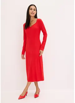 geripptes Midikleid, bonprix