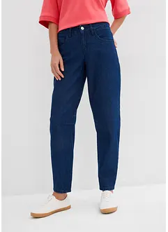 Barrel-Jeans Mid Waist, Low Stretch Bio-Baumwolle, bonprix
