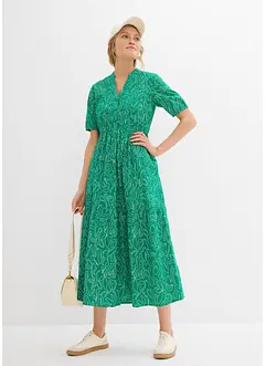 Weites Midikleid aus reiner Baumwolle, bonprix