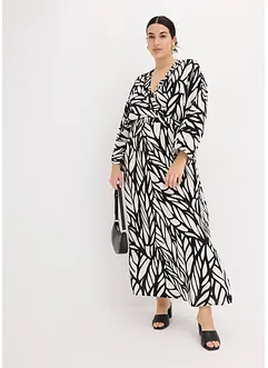 Robe longue imprimée en viscose fluide, bonprix