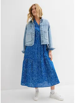 Weites Midikleid aus reiner Baumwolle, bonprix