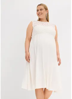 Umstandskleid mit Spitze aus Jersey, bonprix