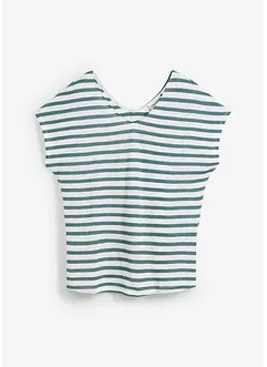 Shirt aus Leinen mit Fledermausärmeln, bonprix