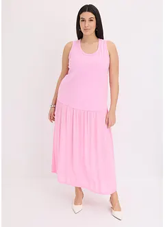 Maxikleid mit Materialmix, bonprix