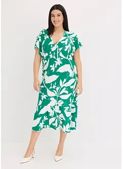Robe midi à manches papillon, bonprix