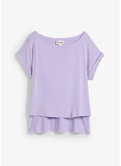 Oversize-Shirt aus fließender Viskose, bonprix