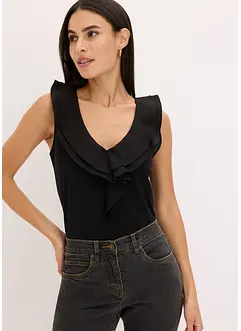 Top mit Volants, bonprix