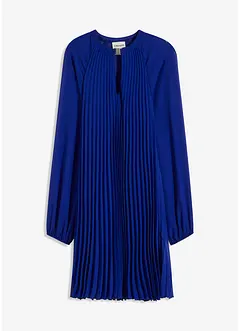 Minikleid aus feinem Chiffon mit Plisseé, bonprix