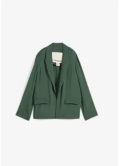 Blazer aus aus strukturiertem Crinkle-Viskose-Mix, bonprix