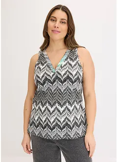 Top mit Pailetten, bonprix