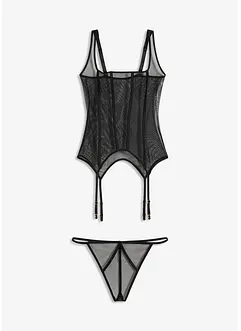 Corsage mit Strapshalter und String (2-tlg.Set), VENUS