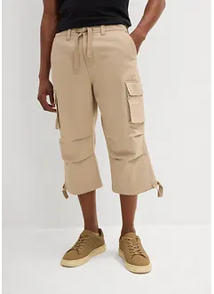 Loose Fit Stretch-3/4-Cargohose, extra weit, bonprix