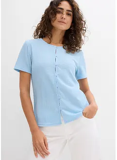 Shirt mit Struktur und Knopfleiste, bonprix