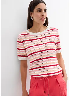 Gestreiftes Strick-Shirt, bonprix