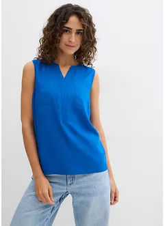 Blouse sans manches en viscose fluide, bonprix