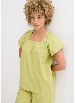 Tunikabluse aus Baumwoll-Seersucker, bonprix