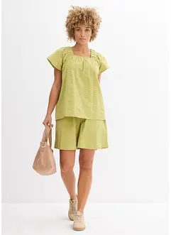 Schlupf-Shorts aus Baumwoll-Seersucker, bonprix