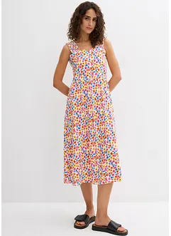 Robe légèrement évasée en jersey coton et viscose, bonprix