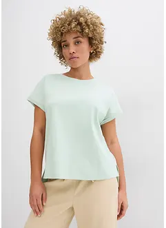 Vokuhila-Shirt aus schwerem Baumwoll-Jersey, bonprix