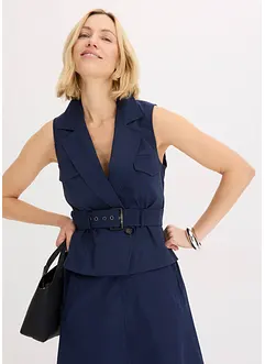 Gilet sans manches avec ceinture, bonprix