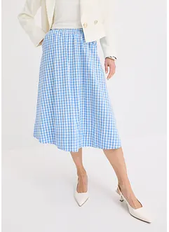 Jupe midi 100% coton, bonprix