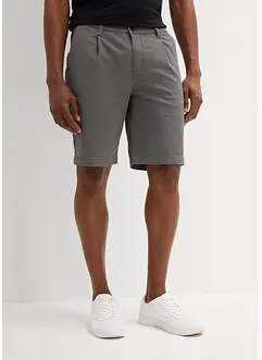 Bermuda extensible à pinces, Regular, bonprix