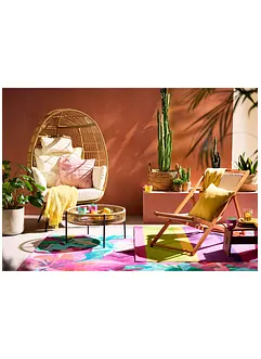 Tapis intérieur et extérieur à motif floral, bonprix