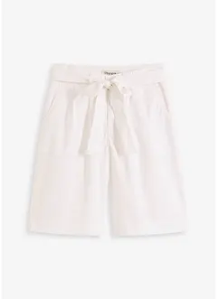 Twill-Shorts mit Bindegürtel, bonprix