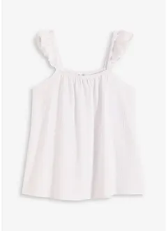 Jerseycrepe-Top mit Volant-Träger, bonprix