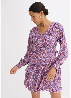 Kleid mit Volants, bonprix