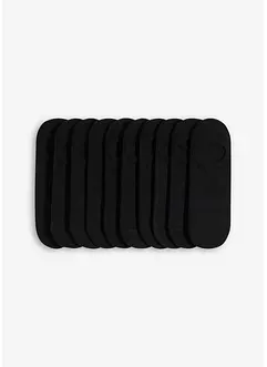 Lot de 10 paires de protège-pied avec coton et bandes de silicone, bonprix