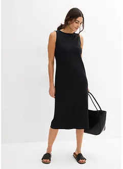 Midikleid aus reiner schwerer Bio-Baumwolle, bonprix